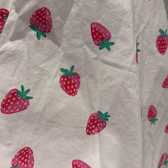 J. Crew Strawberry Pajama Set Size Medium - Picture 6 of 6